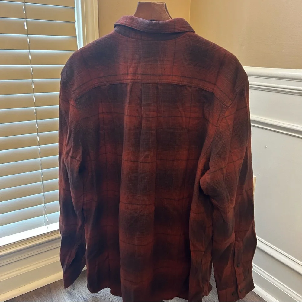 THE NORTH FACE Men's Arroyo Flannel Shirt, Coal Brown Plaid, XL New